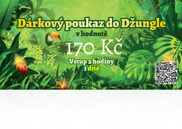 Džungle Vsetín - dárkový poukaz